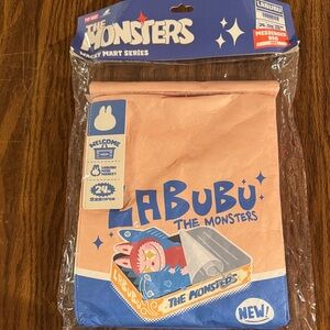 Pop Mart Labubu The Monsters  Messenger Bag - Pink and Blue, NEW